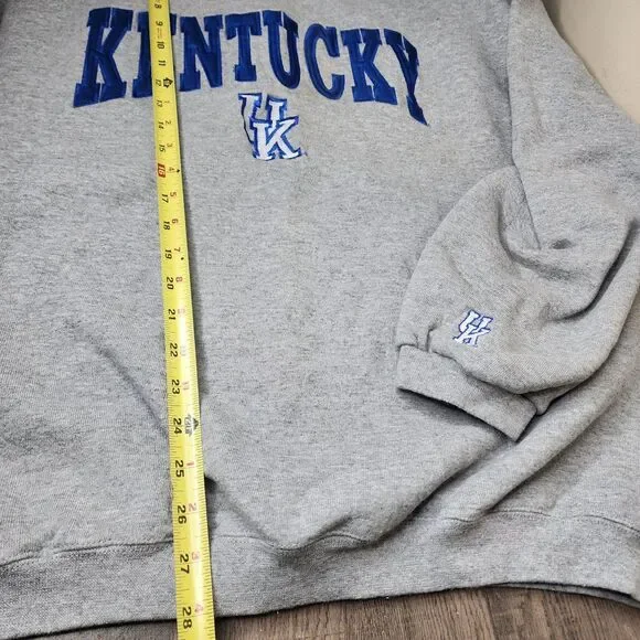 Vintage 90s Kentucky Wildcats Sweatshirt Spellout XL College University Football - Picture 9 of 11